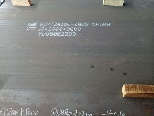ورق فولادی مقاوم در برابر سایش آلیاژی با مقاومت بالا NM500 با ضخامت 6 تا 70 میلی متر