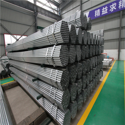 OEM A36 SS400 ST372 Gi Steel Pipe 50mm Round ERW Mild Steel Pipe