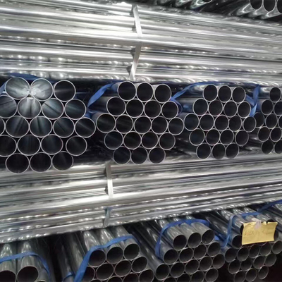 OEM A36 SS400 ST372 Gi Steel Pipe 50mm Round ERW Mild Steel Pipe